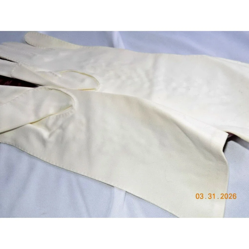 Vintage Hong Kong women's long gloves size 7